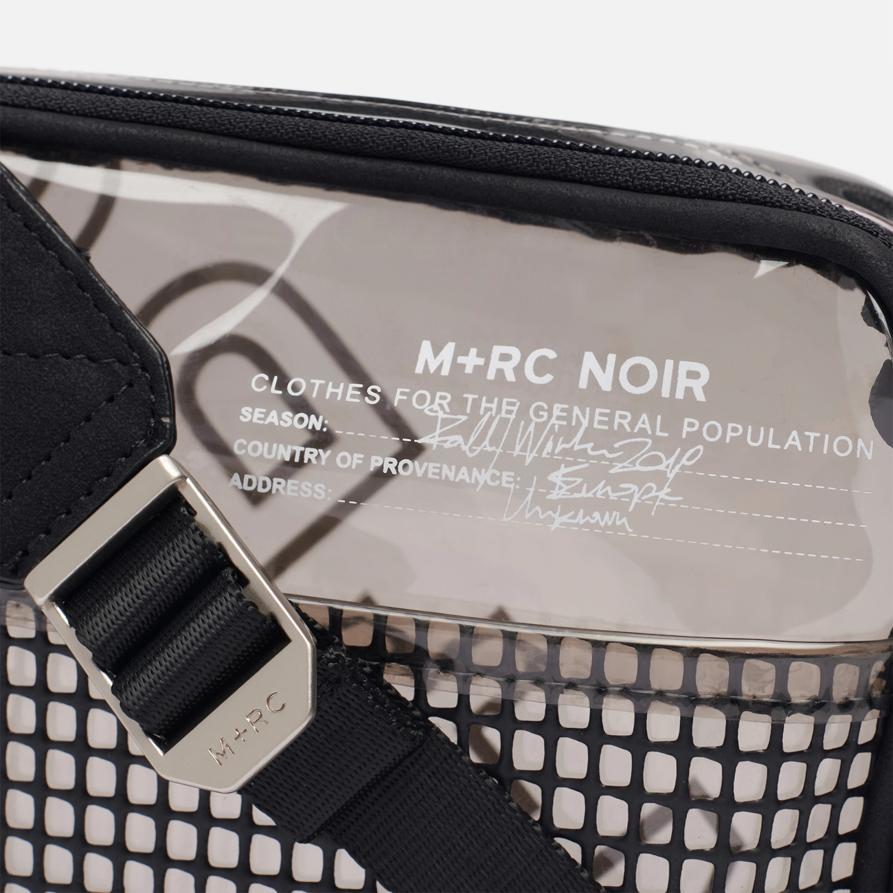 Сумка M+RC Noir Transparent Rubber Mesh, MRC-MSHBAG-SLR