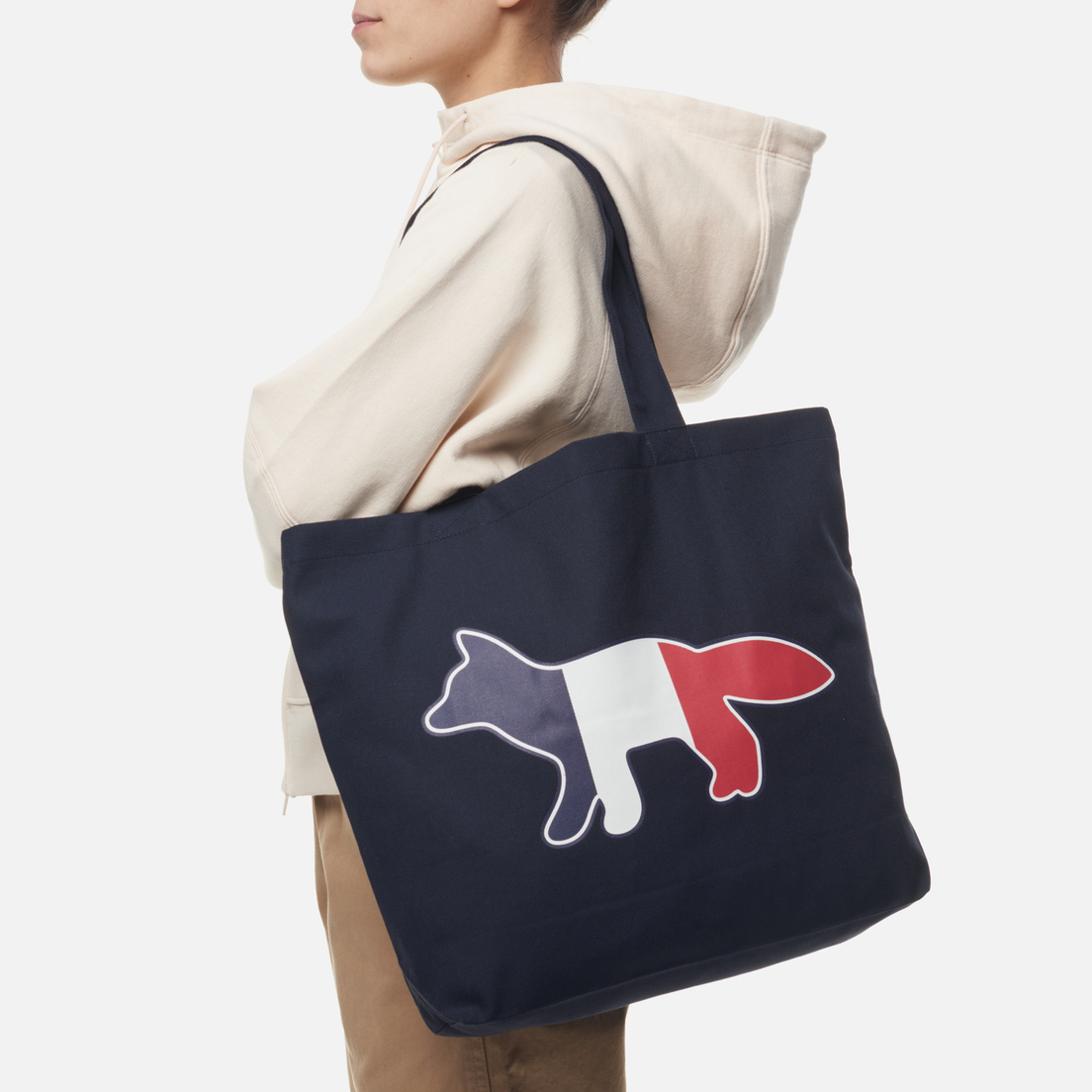 Maison Kitsune Сумка Tricolor Fox Tote