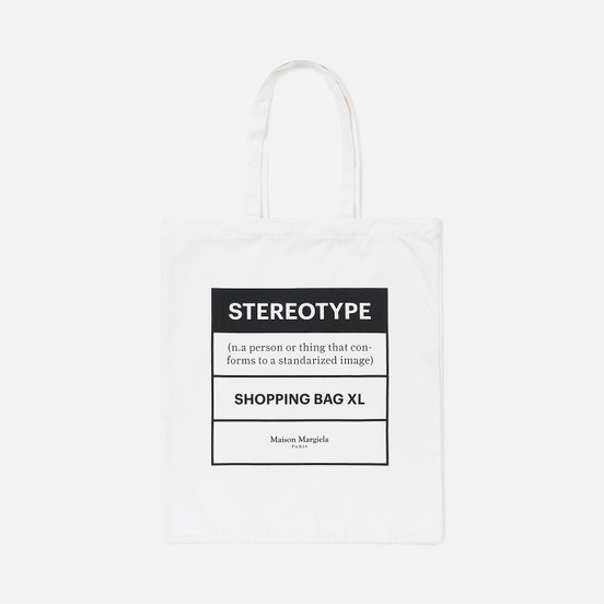 Сумка Maison Margiela 11 Logo Shopping Tote White