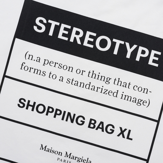Сумка Maison Margiela 11 Logo Shopping Tote White