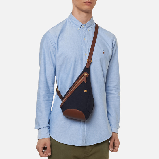 Сумка Mismo M/S Drop Midnight Blue/Cuoio
