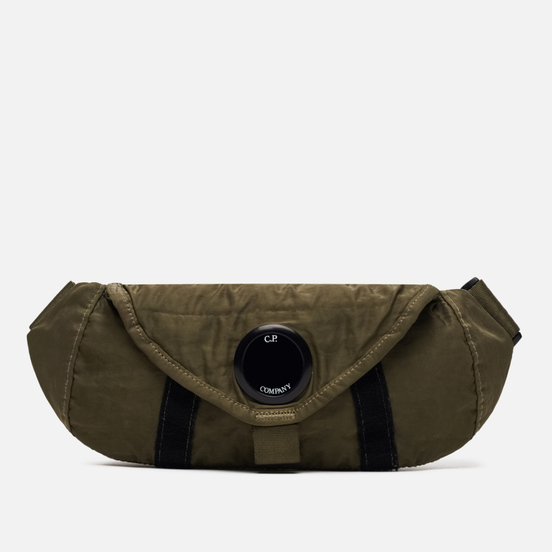Сумка на пояс C.P. Company GD Nylon Sateen Mini Burnt Olive