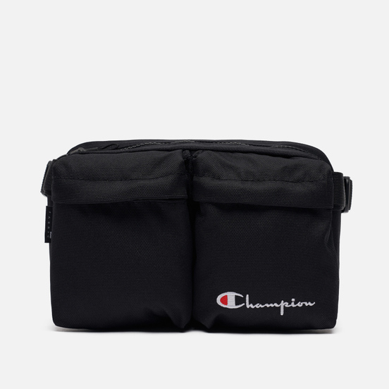 Сумка на пояс Champion Reverse Weave Cordura Logo Script Black