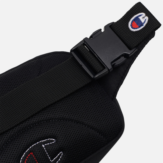 Сумка на пояс Champion Reverse Weave Cordura Logo Script Black