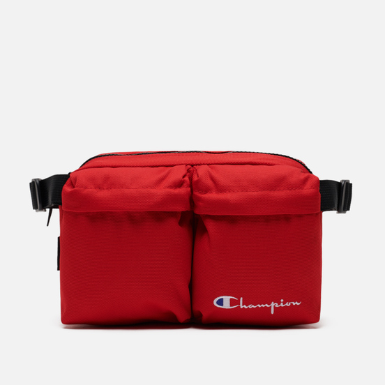 Сумка на пояс Champion Reverse Weave Cordura Logo Script Racing Red