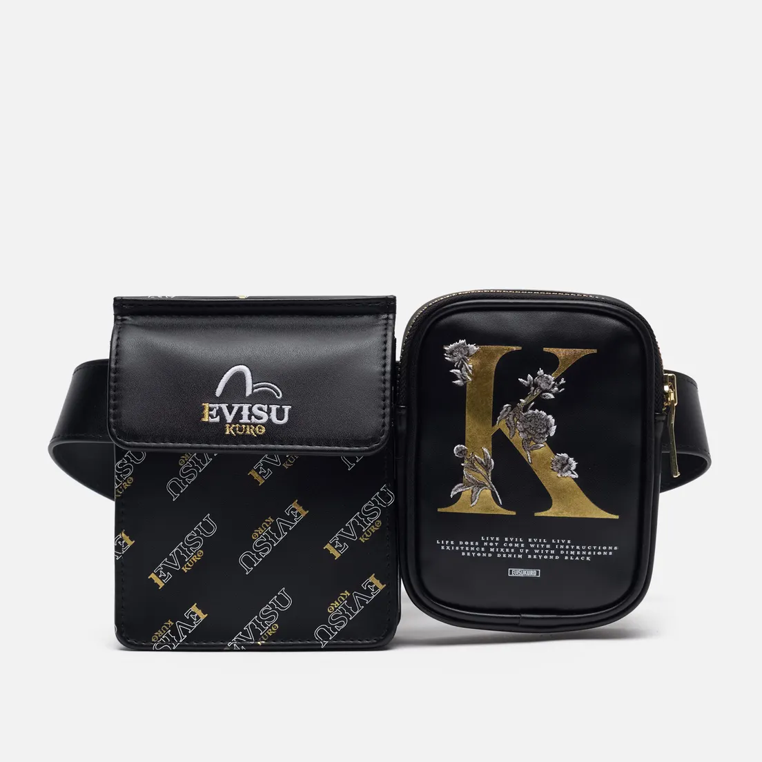 Evisu Сумка на пояс Evisukuro K & Monogram All Over