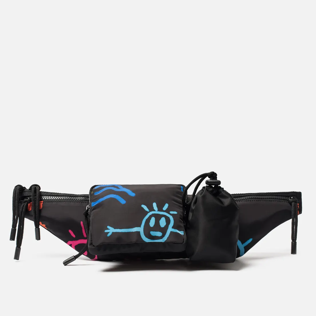 Marcelo Burlon Сумка на пояс All Over Sketches Fanny Pack