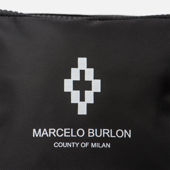 Сумка на пояс Marcelo Burlon Cross Fanny Pack Black/White