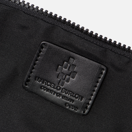 Сумка на пояс Marcelo Burlon Cross Fanny Pack Black/White