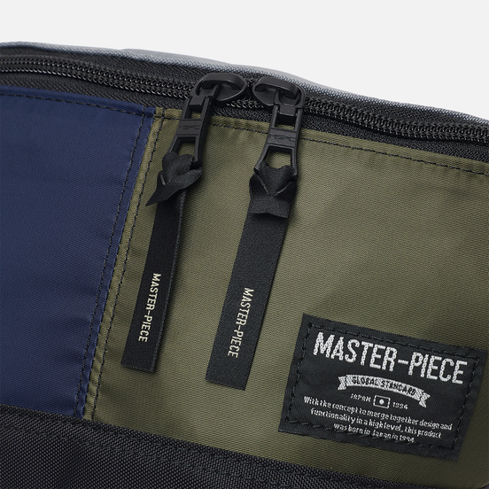 Сумка на пояс Master-piece Rush Navy/Olive