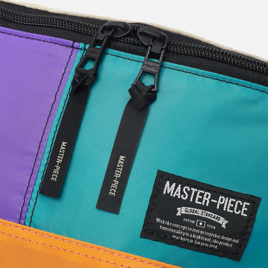 Сумка на пояс Master-piece Rush Purple/Turquoise