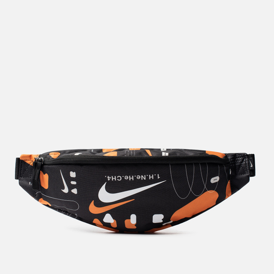 Сумка на пояс Nike Heritage Fut Air Black/Black/Vast Grey