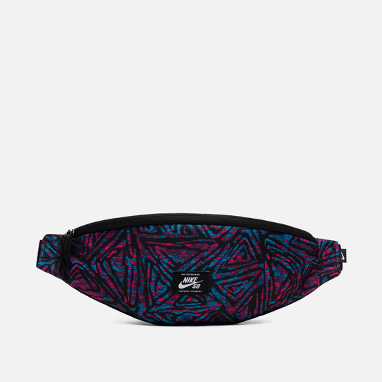 Сумка на пояс Nike SB Heritage All Over Print Black/Laser Blue/White
