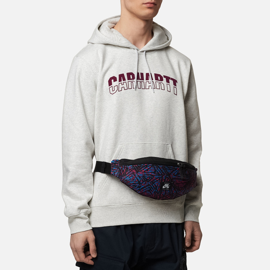 Сумка на пояс Nike SB Heritage All Over Print Black/Laser Blue/White
