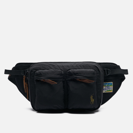 Сумка на пояс Polo Ralph Lauren Lightweight Mountain WPII Cotton/Nylon Black