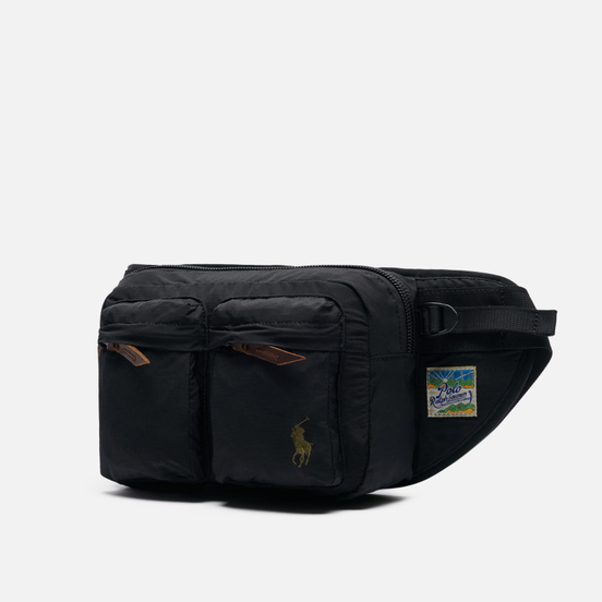 Сумка на пояс Polo Ralph Lauren Lightweight Mountain WPII Cotton/Nylon Black