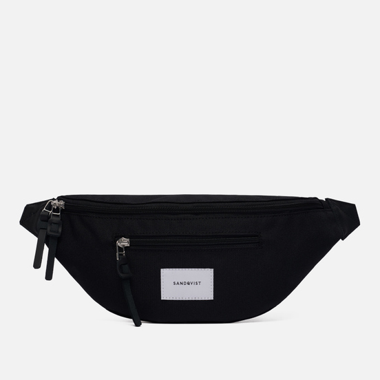Сумка на пояс Sandqvist Aste 3L Black/Black Leather