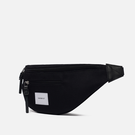 Сумка на пояс Sandqvist Aste 3L Black/Black Leather