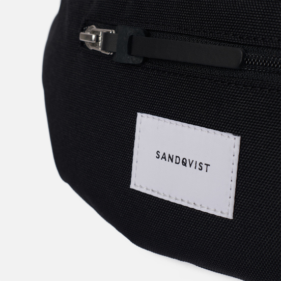 Сумка на пояс Sandqvist Aste 3L Black/Black Leather