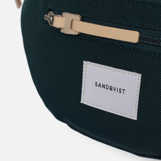 Сумка на пояс Sandqvist Aste 3L Dark Green/Natural Leather