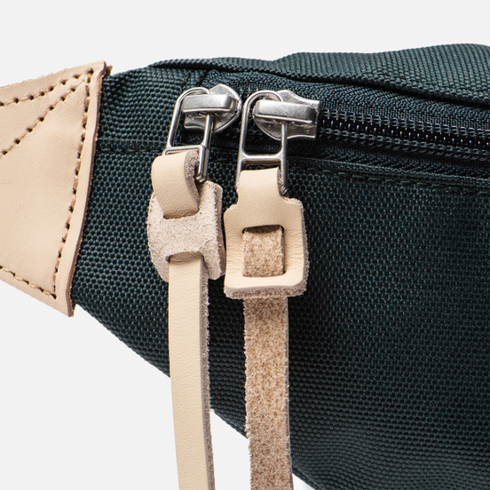 Сумка на пояс Sandqvist Aste 3L Dark Green/Natural Leather