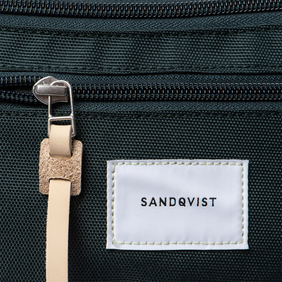 Сумка на пояс Sandqvist Aste 3L Dark Green/Natural Leather
