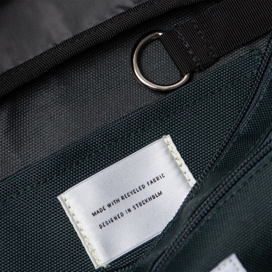 Сумка на пояс Sandqvist Aste 3L Dark Green/Natural Leather