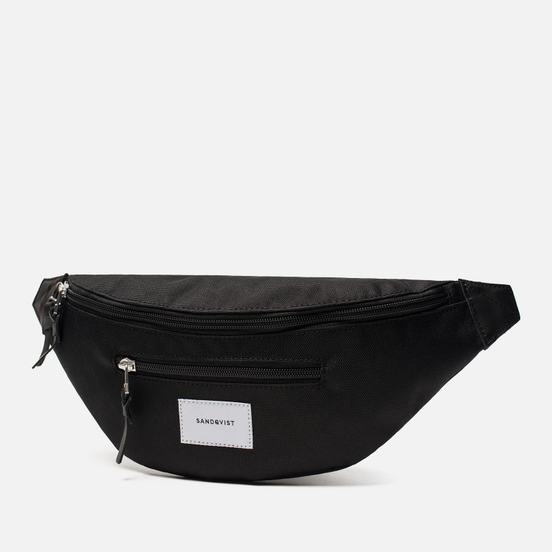 Сумка на пояс Sandqvist Aste 3L Black/Black Leather