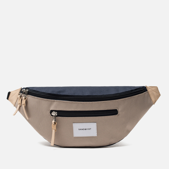 Сумка на пояс Sandqvist Aste 3L Multi Beige/Navy/Natural Leather