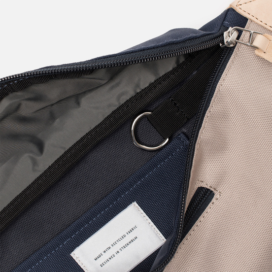 Сумка на пояс Sandqvist Aste 3L Multi Beige/Navy/Natural Leather