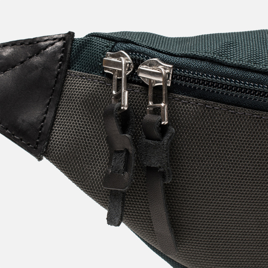 Сумка на пояс Sandqvist Aste 3L Multi Deep Green/Dark Grey/Black Leather
