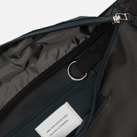 Сумка на пояс Sandqvist Aste 3L Multi Deep Green/Dark Grey/Black Leather