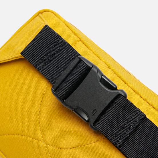 Сумка на пояс Sandqvist Paul 2L Yellow/Cognac Brown Leather