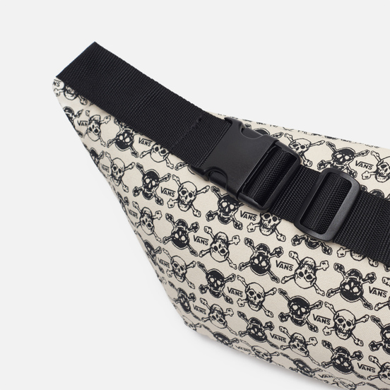 Сумка на пояс Vans Ward Cross Body P Skulls White/Black