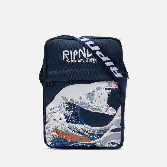 Сумка RIPNDIP Great Wave Shoulder Navy