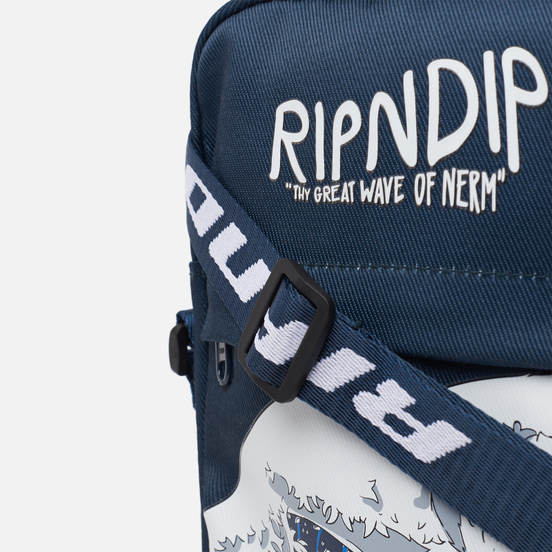 Сумка RIPNDIP Great Wave Shoulder Navy