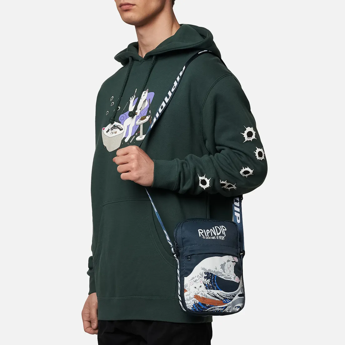 RIPNDIP Сумка Great Wave Shoulder