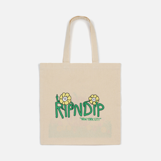 Сумка RIPNDIP New York Tote Canvas Natural