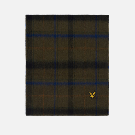 Шарф Lyle & Scott Tartan Lambswool Scarf Trek Green