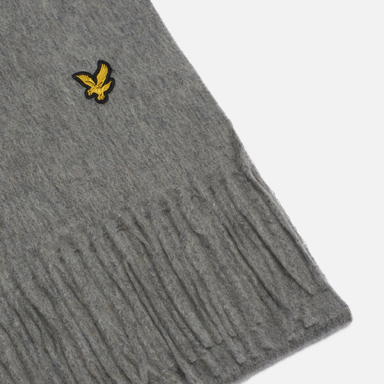 Шарф Lyle & Scott Lambswool Mid Grey Marl