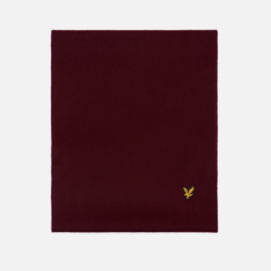 Шарф Lyle & Scott Lambswool Burgundy