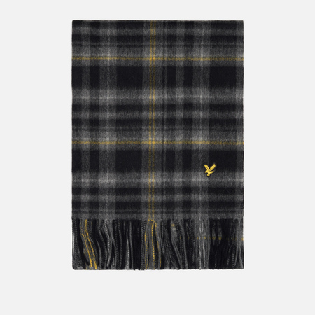   Brandshop Шарф Lyle & Scott Tartan Cashmere, цвет чёрный