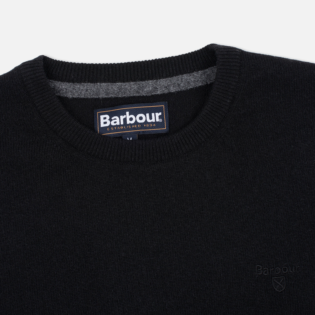 Barbour Мужской свитер Essential Lambswool Crew Neck