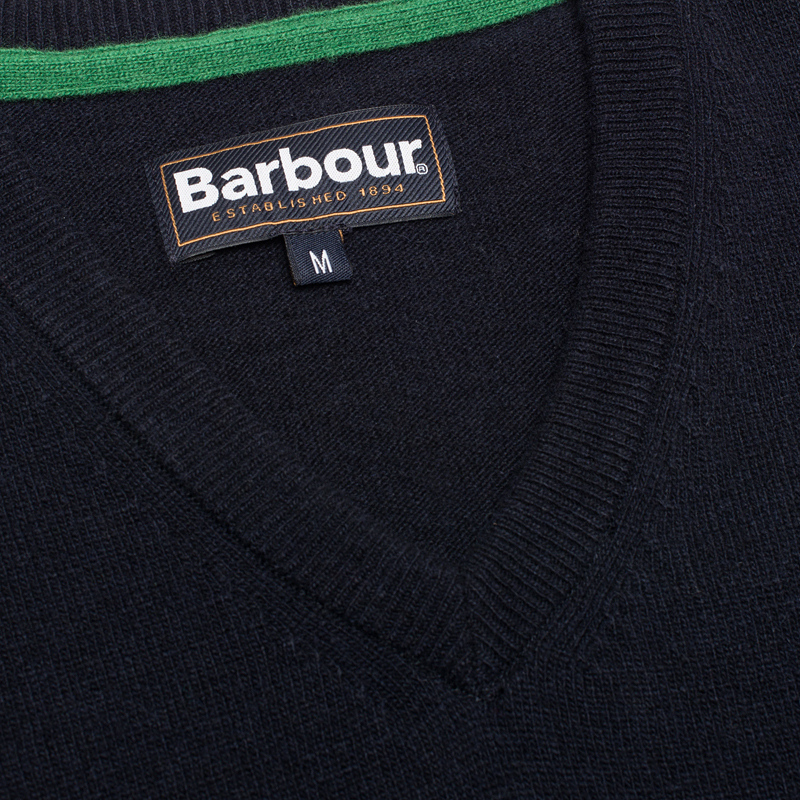 Barbour Мужской свитер Essential Lambswool V-Neck
