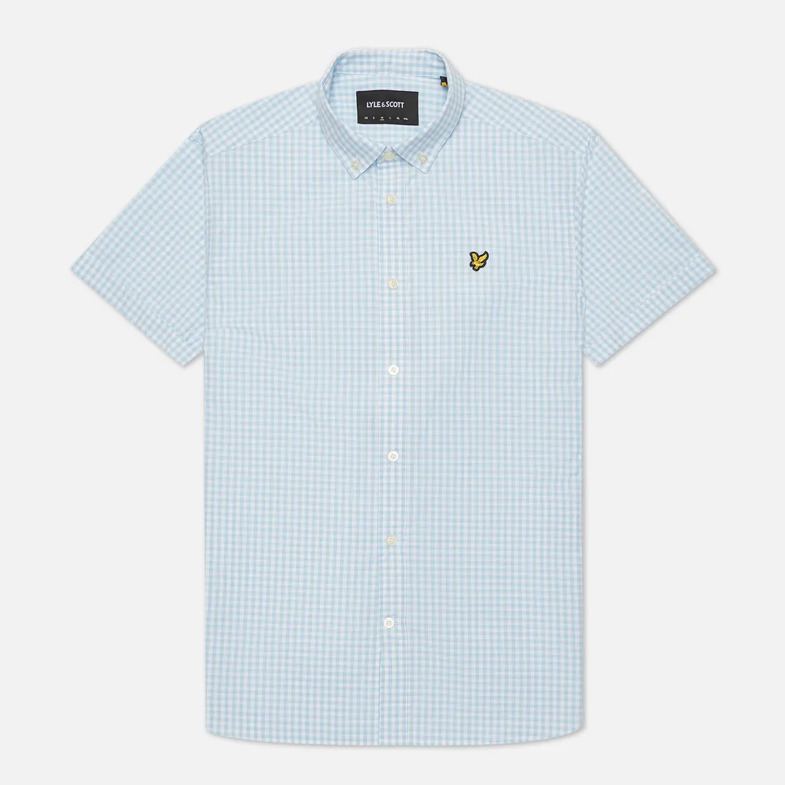 Lyle & Scott Мужская рубашка Gingham Short Sleeve