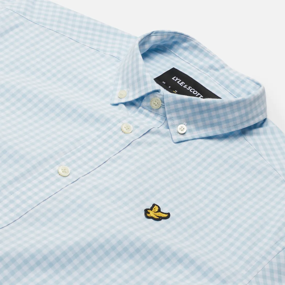 Lyle & Scott Мужская рубашка Gingham Short Sleeve