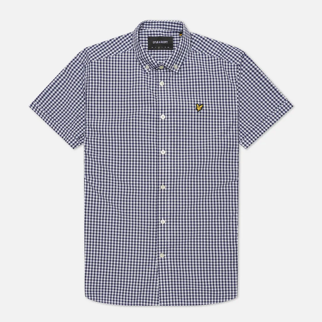 Lyle & Scott Мужская рубашка Gingham Short Sleeve