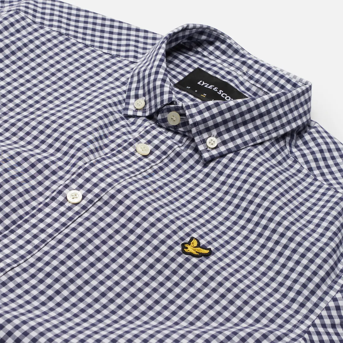 Lyle & Scott Мужская рубашка Gingham Short Sleeve