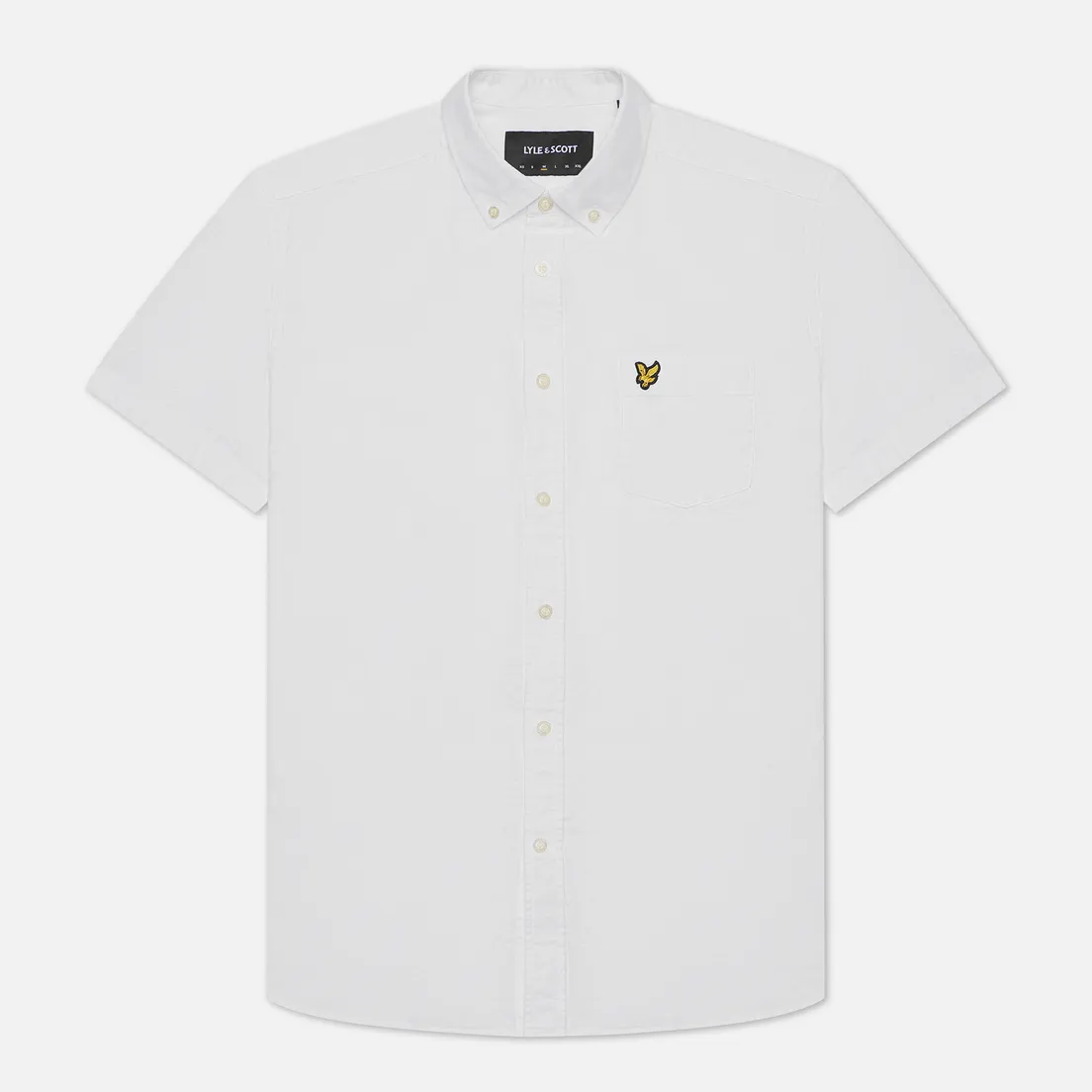 Lyle & Scott Мужская рубашка Light Weight Slub Oxford Short Sleeve