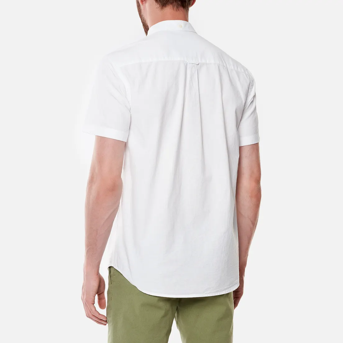 Lyle & Scott Мужская рубашка Light Weight Slub Oxford Short Sleeve